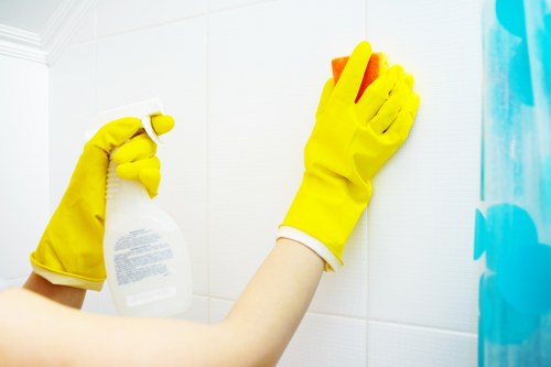 Local cleaners working in a family home in Enfield