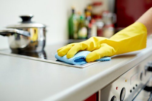Scheduled cleaning service for an Enfield workplace
