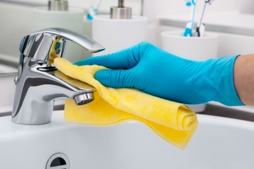 Kitchen and bathroom deep clean for a property move-in in Enfield