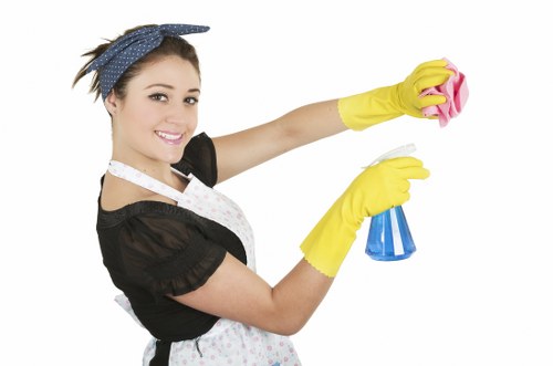 Cleaning dust and residue after building work in Enfield